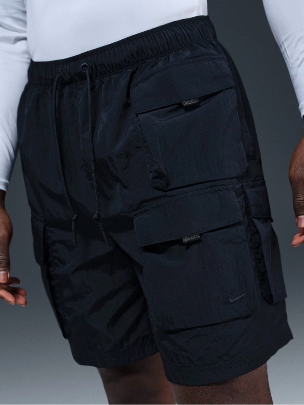 Nike Tech Woven Cargo Shorts Black Men’s Size Medium